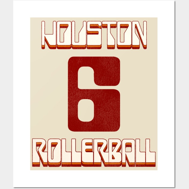 Houston Rollerball Wall Art by darklordpug